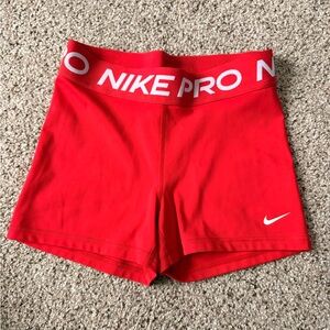 Red Nike Pros Size Medium (OFFERS WELCOME)